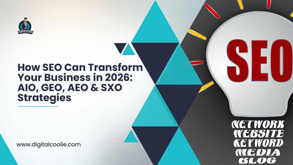How SEO Can Transform Your Business in 2026: AIO, GEO, AEO & SXO Strategies