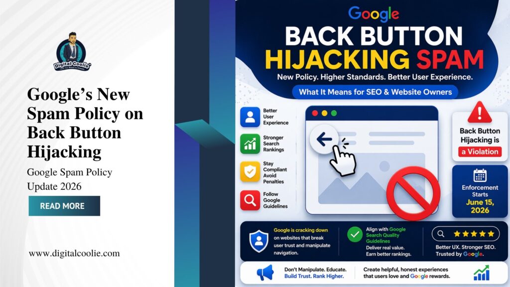 Google’s New Spam Policy on Back Button Hijacking