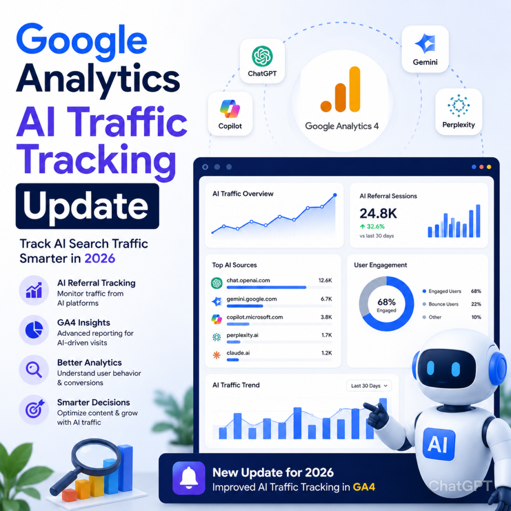 AI traffic tracking in Google Analytics