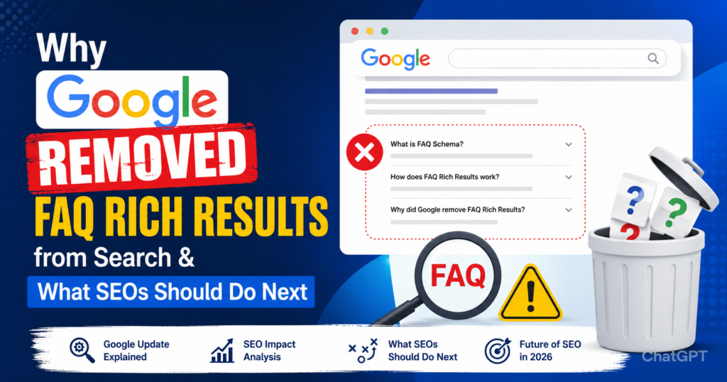 Google Removed FAQ Rich Results