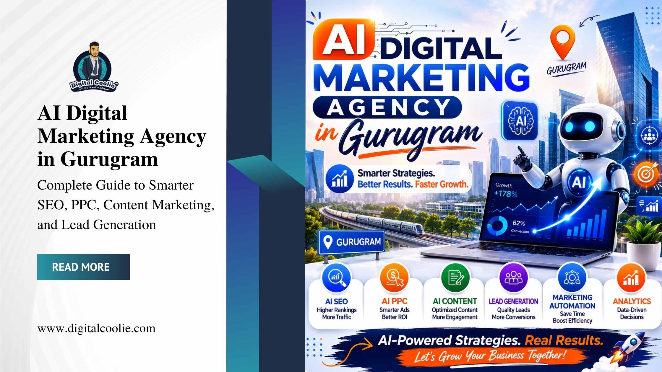 AI Digital Marketing Agency in Gurugram: Complete Guide to Smarter SEO, PPC, Content Marketing, and Lead Generation