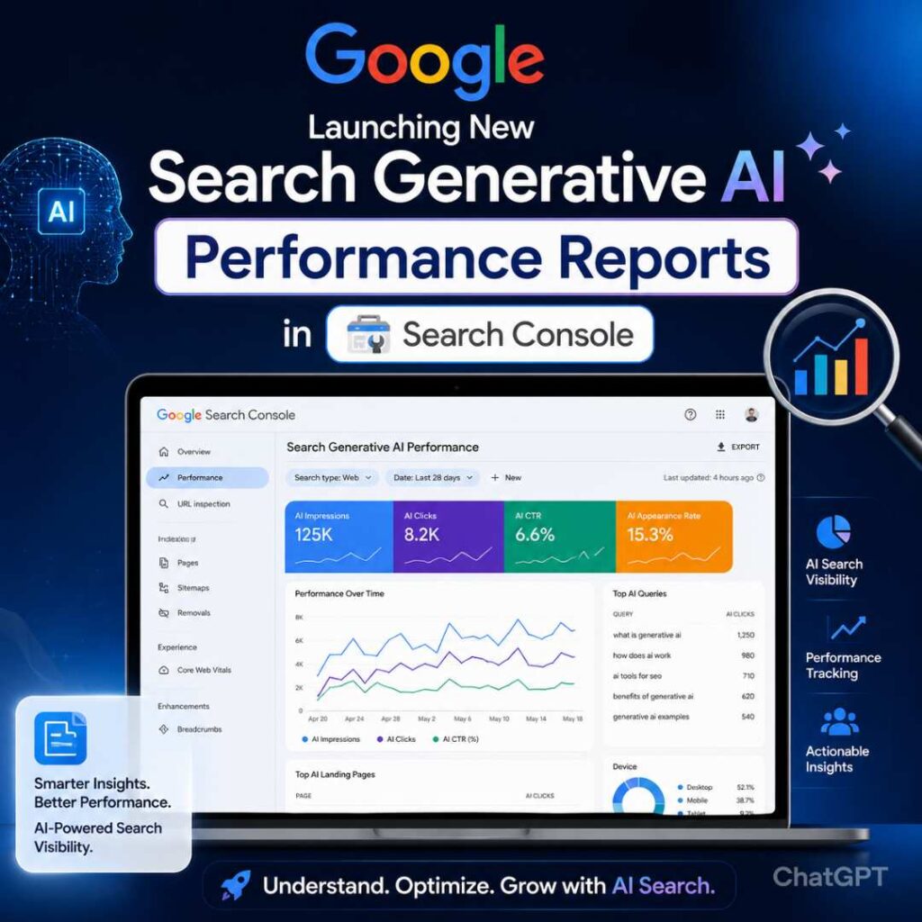 Google Search Console AI reports