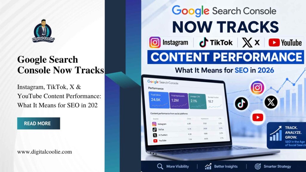 Google Search Console Social Media Performance